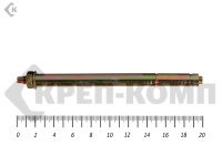 Анкер двойного распирания м10 14х200 (5шт)