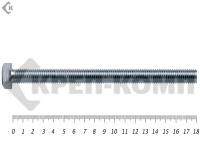 Болт полная резьба, цинк DIN933 24х180 пр.5,8 (2шт)