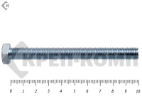 Болт полная резьба, цинк DIN933 12х100 пр.5,8 (3шт)