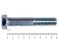 Болты DIN 931, с неполной резьбой, цинк, 16х 90 мм пр.8.8 (25 кг/141)