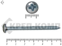 Шуруп с полукруглой головкой DIN7981 6,3х 60 (7шт)