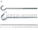 Крюк с метрической резьбой м10х210 (150шт) – фото