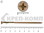 Саморез жёлтый цинк PH-2, по дереву 4,2х89 (10шт) – фото