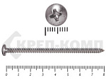 Купить саморез с полукруглой головкой нержавейка (din7981 а2)