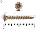 Саморез желтый цинк POZY  2,5х20 (40000шт) – фото